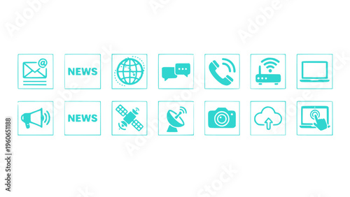Clean UI icons for apps, menus, and digital interfaces.