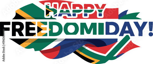 Celebrating Freedom Day in South Africa with a vibrant display of national pride and unity