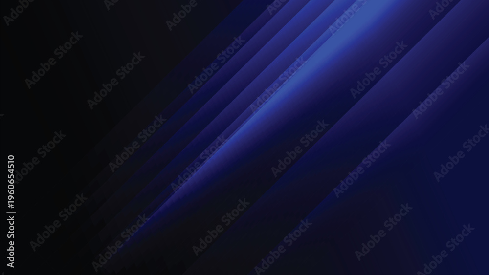 Obraz premium Abstract blue glowing geometric lines background design
