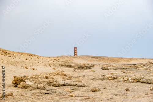 isolated building in the desert
