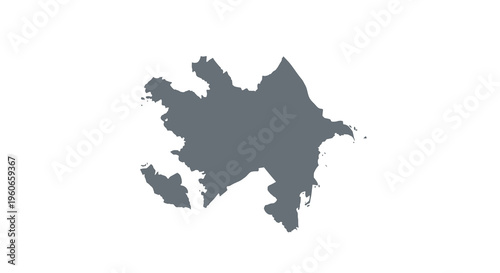 A dark gray silhouette depicts the geographical shape of the country of Armenia high quality professional