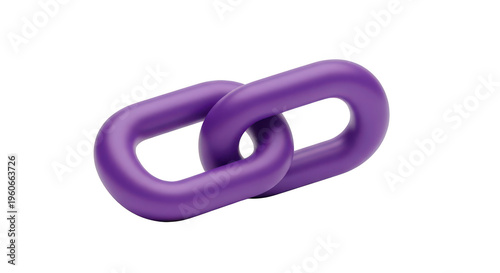 Obraz w ramie A purple link