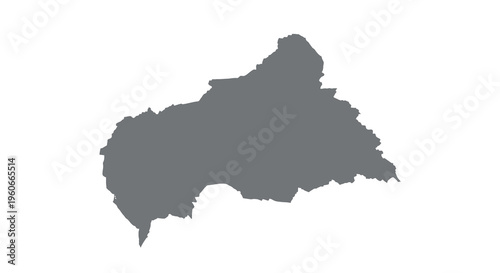 A stark black silhouette resembling a landmass or abstract mountain range shape high quality professional detailed