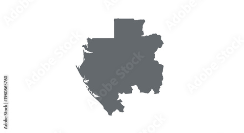 A stark solid black silhouette of the state of texas against a white background high quality