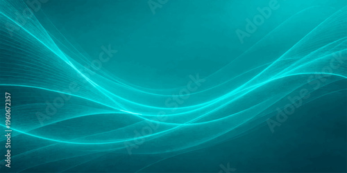 Abstract blue waves with flowing fractal lines and a glowing light design create a soft motion pattern for a digital 3d background wallpaper