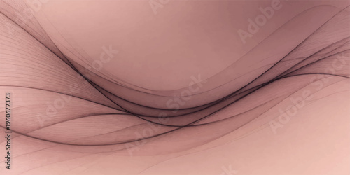 A close up of a human hand reaches toward a flowing blue and purple wave design featuring fractal lines and a motion swirl pattern on a light vector art backdrop