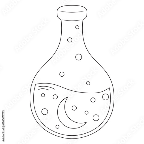 Magic Potion Outline Icon