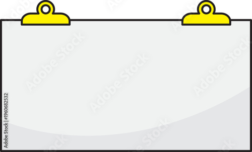 클립 집게 메모지 종이01