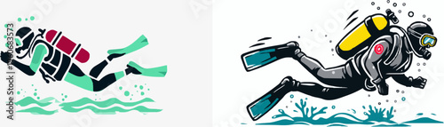 Underwater Adventure: Scuba Diver's Undersea Exploration