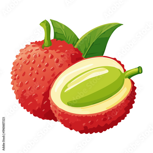 Red grape cluster for vineyard harvest and organic winery branding or juice label illustrations - Vector Illustration