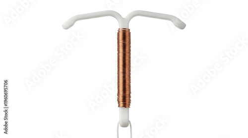 Photos Intrauterine device IUD birth control with copper wire