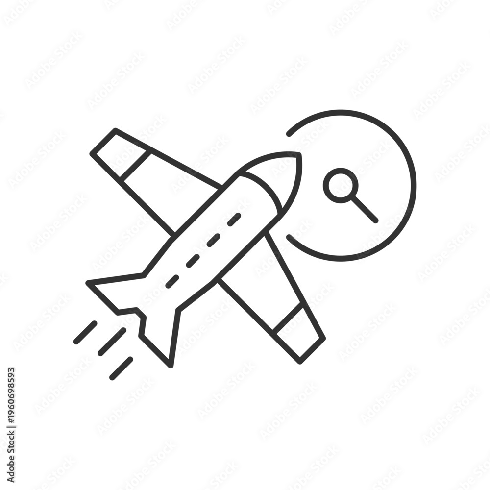 Fototapeta premium Airspeed Indicator Icon