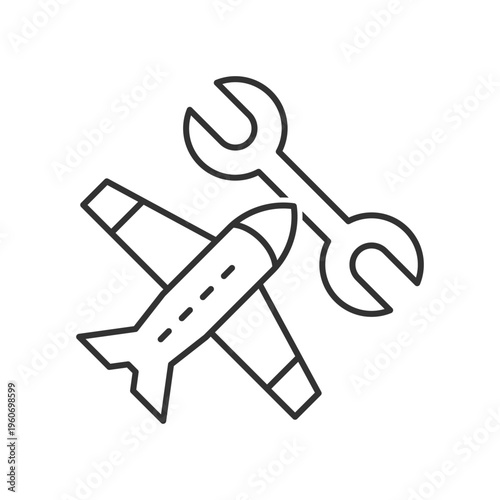 Airplane Repair Icon