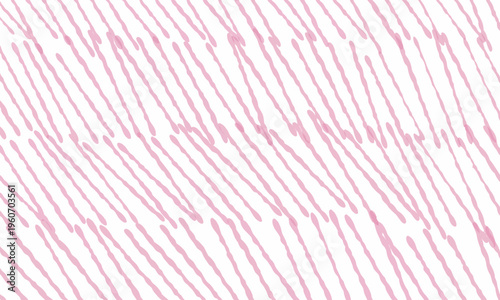 シンプルでラフな質感のピンクのストライプ風イラスト