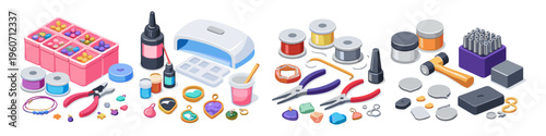 Creative jewelry making supplies and tools for crafting unique accessories