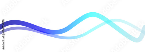 Abstract overlapping gradient wave curves