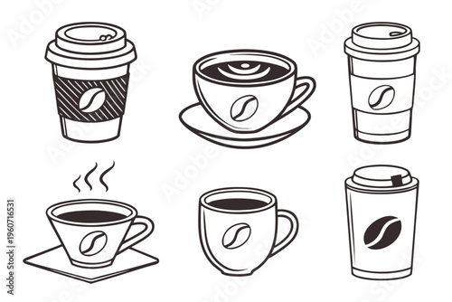 coffee-cup-icon-set--flat-vector-illustration--cle