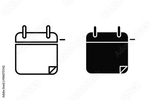 Minimalist Calendar Icon for Scheduling and Event Planning