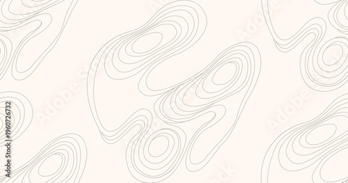 Seamless Luxury Minimal Contour Pattern