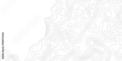 Εκτύπωση καμβά Minimal topography map area wallpaper