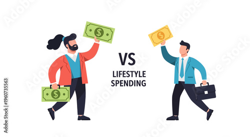 Financial Planning vs Lifestyle Spending A Visual Comparison of Spending Habits