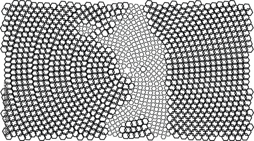 A black and white photo of a chain link fence