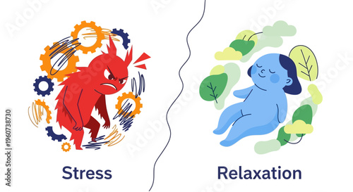 Navigating the Spectrum of Mental States From Overwhelming Stress and Frustration to Serene Relaxation and Inner Peace