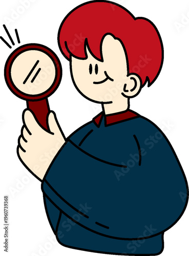 boy holding magnifying glass, brand strategy brainstorm