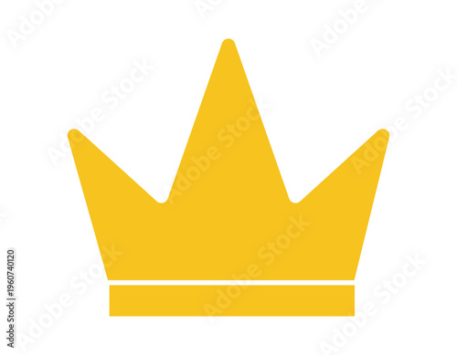 シンプルな王冠のイラスト　