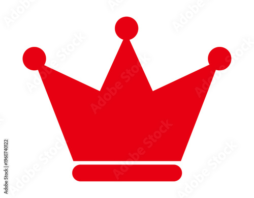 シンプルな王冠のイラスト　