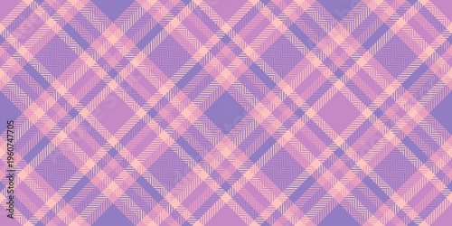 India background pattern texture, custom vector check fabric. Christmas ornament plaid tartan textile seamless in purple and indigo colors.