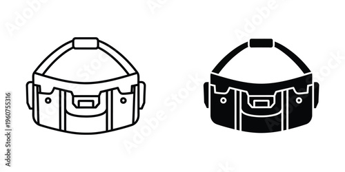 Comparison of a light and dark style tactical or utility backpack design