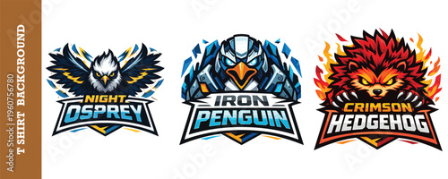 Iron ibex esports gaming mascot logo design for sport and t shirt background.