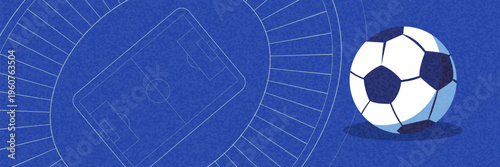 Modern energetic sports background suitable for football designs, posters, and digital media.