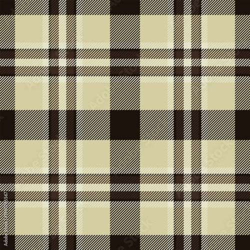 Marriage texture tartan textile, trim plaid fabric seamless. Luxurious check vector pattern background in light and black colors.