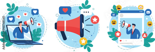 Smart farming line icon set including tractor, drone, harvester, barn, automated machinery, and agricultural sensor technology symbols isolated on white, vector illustration