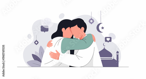 Happy couple embracing warmly and showing affection to each other.