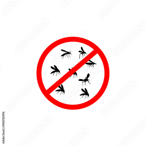 World Malaria Day  No Mosquito Sign