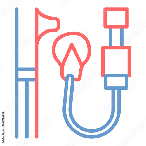 Coronary Angioplasty Vector Icon