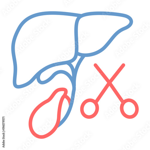 Gallbladder Removal Vector Icon