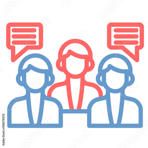 Daily Standup Vector Icon