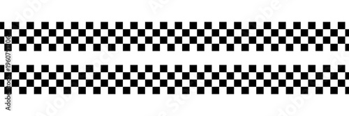Black and white checkered pattern, Checkerboard seamless pattern