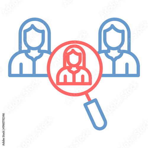 Recruitment Agency Vector Icon