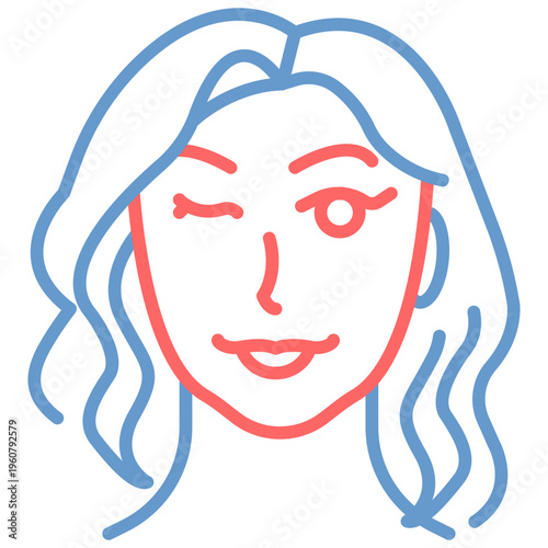 Flirtatious Vector Icon