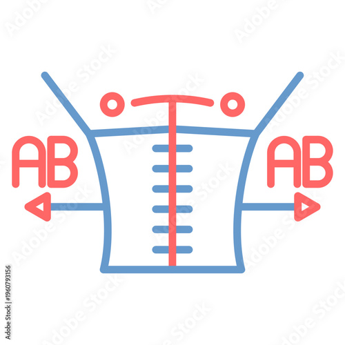 AB AB Routine Vector Icon