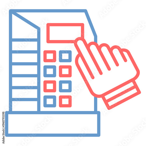 Self Check In Vector Icon