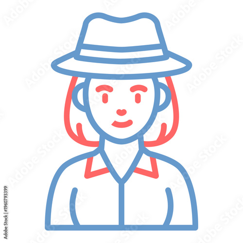 Archaeologist Female Vector Icon