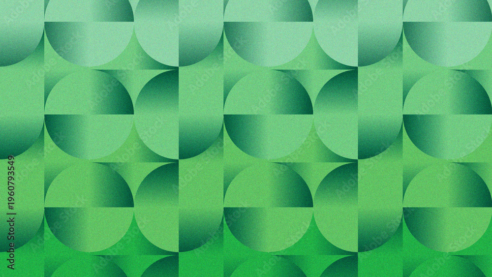 Bright vector wallpaper featuring an abstract green background of seamless leaf patterns and striped textures with glowing bokeh circles and a shiny light design
