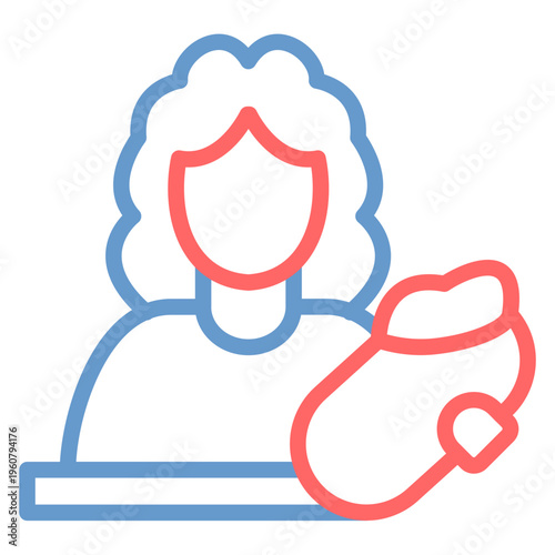 Babysitting Service Vector Icon