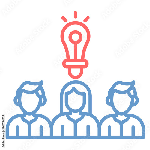 Creative Team Vector Icon